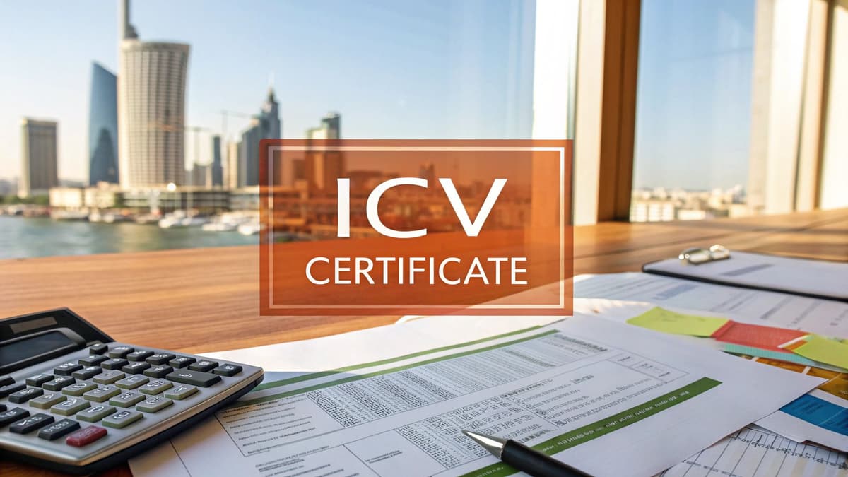 A Practical Guide to Your ICV Certificate Dubai